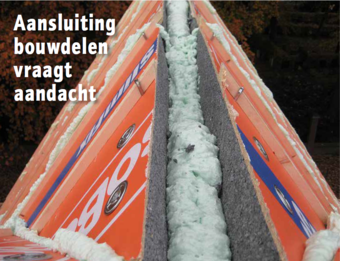 Aansluiting bouwdelen vraagt aandacht