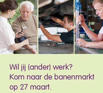 Kom langs bij onze stand op de banenmarkt